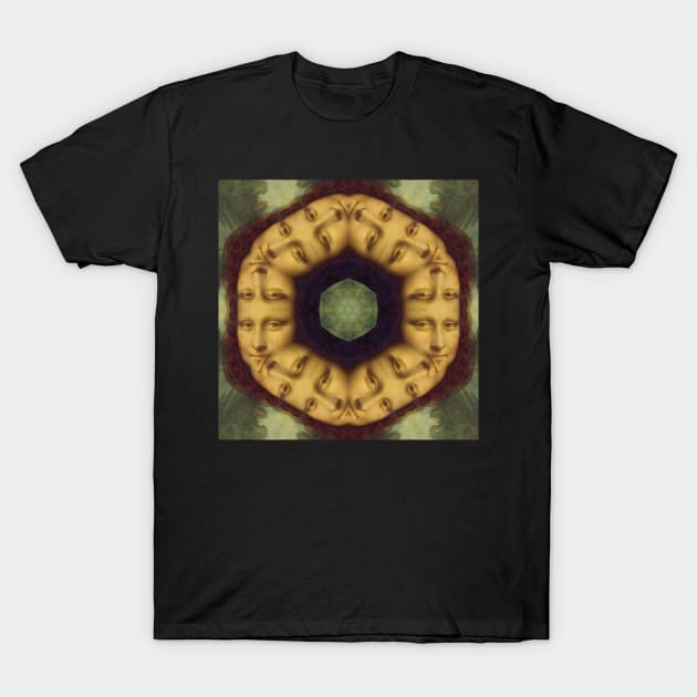 Mandalisa Kaleidoscope Pattern (Seamless) 14 T-Shirt by Swabcraft